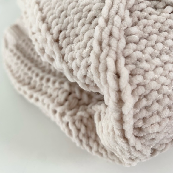 Cozy soft cable knit turtleneck sweater - ECRU - Picture 6 of 12